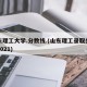 山东理工大学.分数线.(山东理工录取分数线2021)