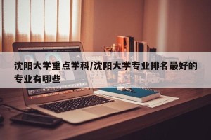 沈阳大学重点学科/沈阳大学专业排名最好的专业有哪些